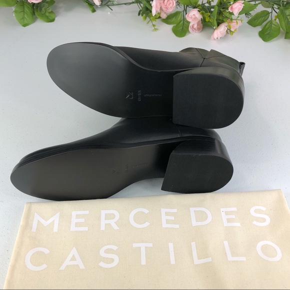 Mercedes Castillo Xandra black boots sz 5.5 (A#27) - Picture 8 of 8